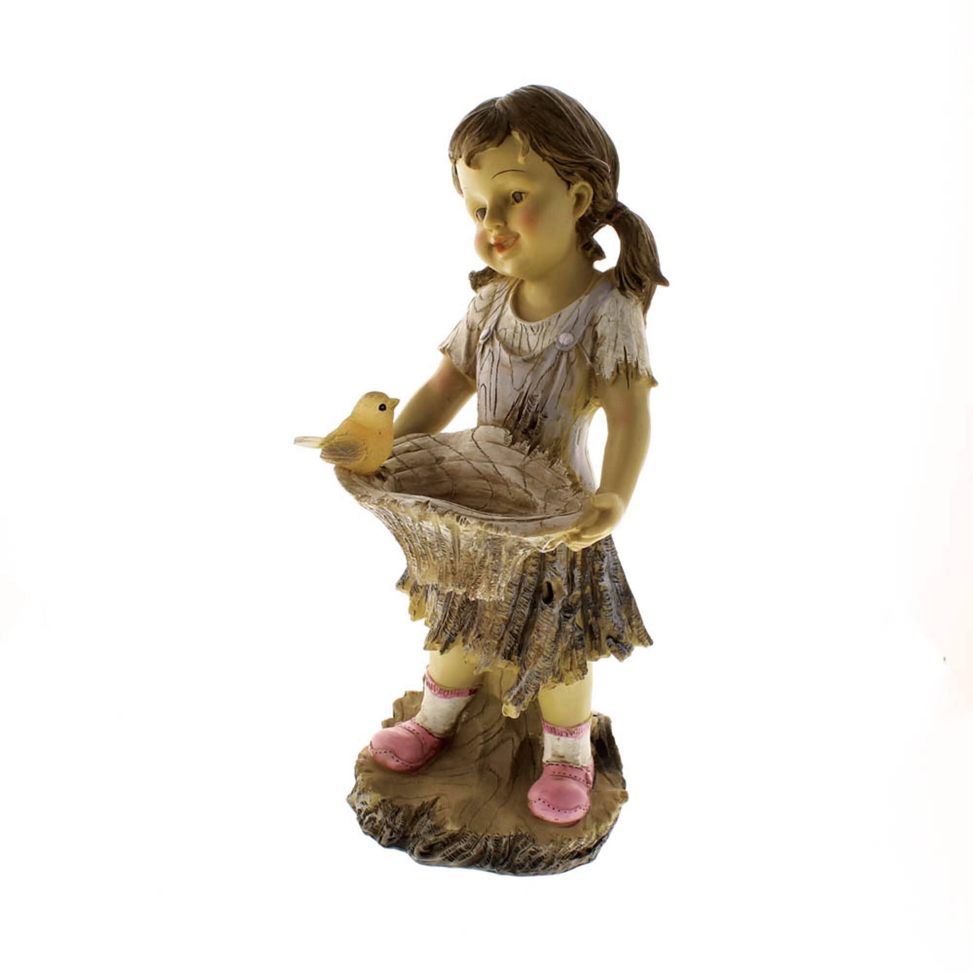 14.5" Sweet Summertime Solar Statue
